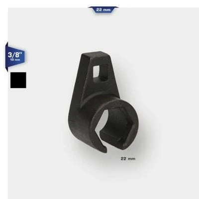 Afbeelding van BRILLIANT TOOLS BT606000 1/2&quot; Lambda Sonde dopsleutel, extra vlak [Aangedreven door KS TOOLS]