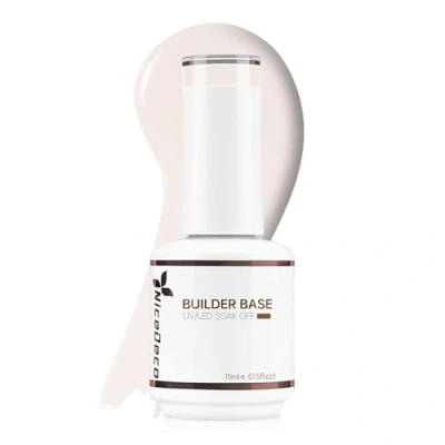 Afbeelding van Nicedeco 8 in 1 Builder Base Gel Semi permanente Nagellak Coat Uitbreiding Versterking Color Nail Art 15ML 009