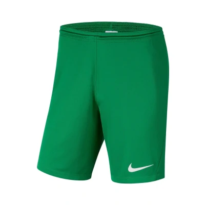Afbeelding van Nike Park III Knit Shorts Junior Groene Voetbalshorts