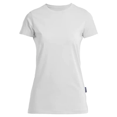 Afbeelding van Damesshirt &#039;Luxury Roundneck Tee&#039; met korte mouwen White XS