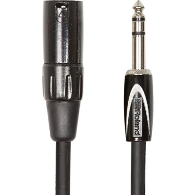 Afbeelding van Roland RCC 15 TRXM TRS XLR M 4.5m Black Series Interconnect Cable