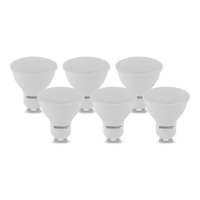 Afbeelding van GU10 LED Spot SMD 3,5W Warm Wit 6 Pack