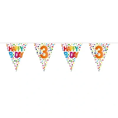 Afbeelding van Folat BV Vlaggenlijn Confetti 3 jaar, 10mtr.