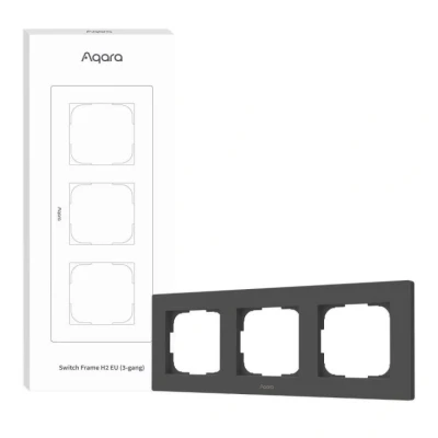 Afbeelding van Aqara Switch Frame H2 EU 3 gang (Grey)