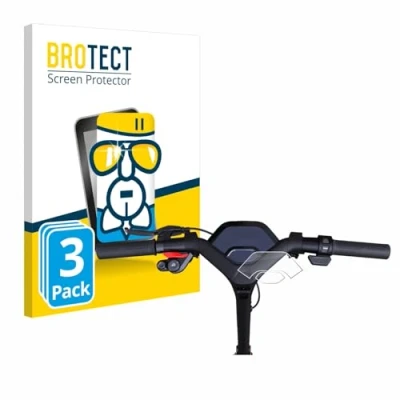Afbeelding van BROTECT Glas Screen Protector voor Segway Ninebot P65D (3 Stuks) Schermbeschermer [9H Hardheid, Beschermglas Folie niet Gehard Glas]