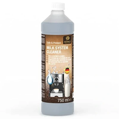 Afbeelding van Coffeeano Reinigingsmiddel voor melkschuimsysteem van volautomatische koffiemachines en koffiezetapparaten, met gratis e book (mogelijk niet beschikbaar in het Nederlands), geschikt Jura, Siemens, Krups, Bosch, Miele, Melitta, WMF, 750 ml