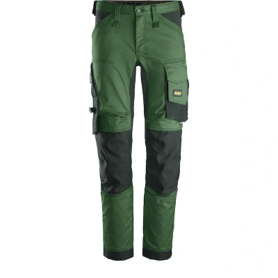 Afbeelding van Snickers AllroundWork Stretch Werkbroek Groen Zwart 258