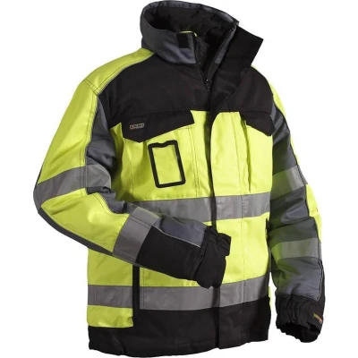 Afbeelding van Blåkläder Winterjas High Vis Mt Xl Geel/zwart