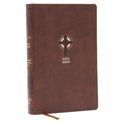 Afbeelding van NRSVCE Sacraments of Initiation Catholic Bible, Brown Leathersoft, Comfort Print: New Revised Standard Version, Brown, Commemorative Edition, Anglicised Text