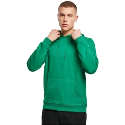 Afbeelding van Build Your Brand Heavy Hoody Herenjas, Groen (Bosgroen), XS