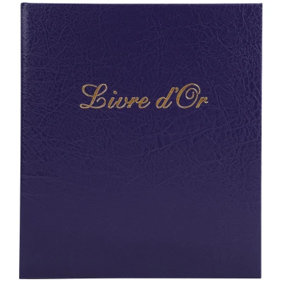 Afbeelding van Gastenboek Balacron kaft/opschrift Livre d&#039;Or 21x19 Franstalig