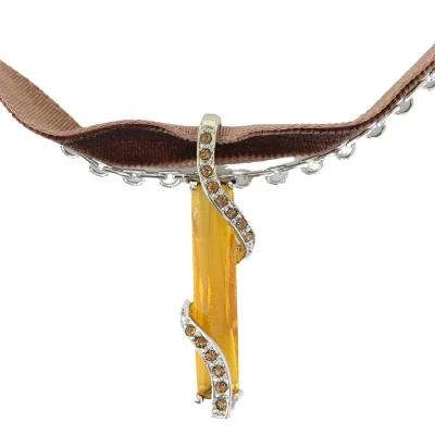 Afbeelding van Behave Bruine ketting met hanger