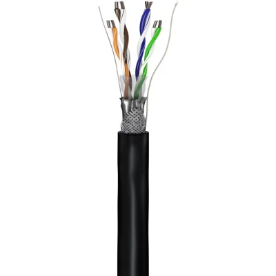 Afbeelding van Goobay CAT 5e Outdoor Network Cable, SF/UTP, black 100 m