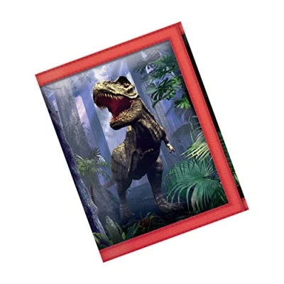 Afbeelding van 3D LiveLife Portemonnees T Rex scène van Deluxebase. dinosaurusportemonnee. Geld, munten en kaarthouder met illustraties onder licentie de beroemde kunstenaar David Penfound