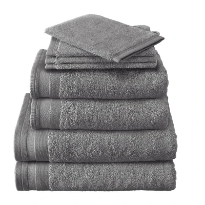 Afbeelding van Douchelaken De Witte Lietaer Contessa Steel Grey (70 x 140 cm)(set van 2)