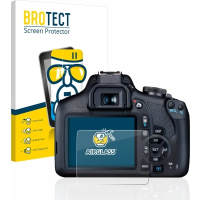 Afbeelding van BROTECT Screenprotector voor Canon EOS 2000D Folie Beschermfolie Beschermglas transparant