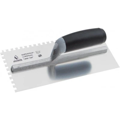 Afbeelding van Lijmspaan SUPER PROF 280x120 mm RVS. 6x6 met SUPERSOFT handgreep