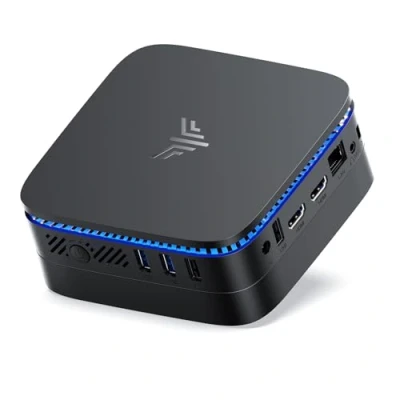Afbeelding van NiPoGi Mini PC ntel Alder Lake N100 (tot 3,4 GHz) 12 GB LPDDR5 4800 MHz/256 M.2 SSD, Desktopcomputer, Tower 4K @60HZ HD Dual Display,WiFi 2.4G/5G, RJ45, BT4.2, VESA ondersteund