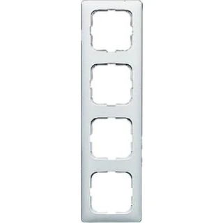 Afbeelding van Busch Jaeger BJ afdekraam 4 voudig 2514 214K 102 SI alpin wit