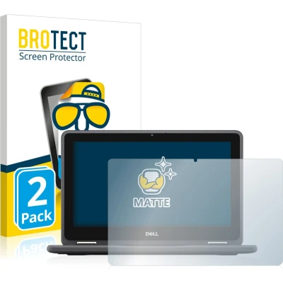 Afbeelding van BROTECT (2 Stuks) Antireflecterende Beschermfolie voor Dell Latitude 3190 2 in1 Anti Glare Screen Protector, Mat, Ontspiegelend