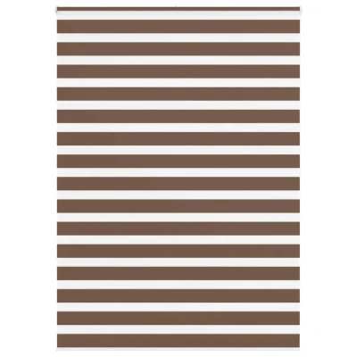 Afbeelding van Zebra rolgordijn 160x200 cm stofbreedte 155,9cm polyester bruin