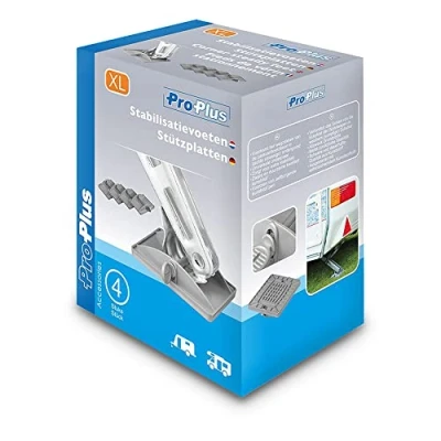 Afbeelding van Pro Plus Stabilisatievoeten XL met Pen 175 x 140 mm Grijs 4 stuks