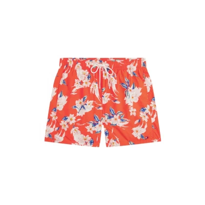 Afbeelding van Tommy Hilfiger Essentials Medium Drawstring Zwemshorts, Heren, Maat: XXL, Brilliant orange