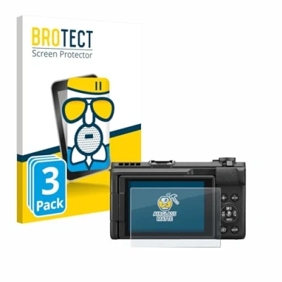 Afbeelding van BROTECT Screenprotector voor Canon PowerShot V1 Folie Beschermfolie Beschermglas matte (3 Stuks)