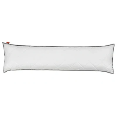 Afbeelding van liebling 194495 zijslaapkussen met ademende Top Cool microvezel weefsel, zwangerschapskussen, Zacht borstvoedingskussen, 40 x 145 cm, wit