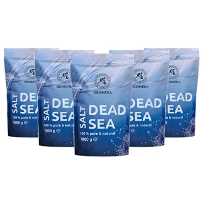 Afbeelding van Badzout Dode Zee 5000g Zeezout Tegen Acne Droge Huid Spierpijn Vermoeidheid Huidverzorging Aromatherapie Anti Stress Bad Spa Wellness Ontspanning Aging
