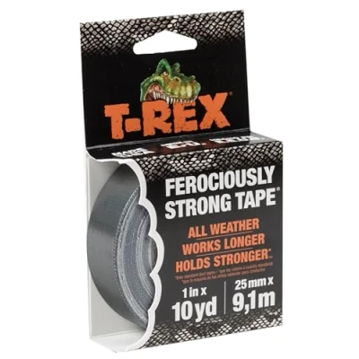 Afbeelding van T Rex gunmetal kleurig ducttape 9 meter 241330