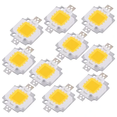 Afbeelding van 10 Stks W LED SMD Chip COB DC 9 12 V Voor Lamp Flood Gloeilamp Vervanging Warm/Wit Licht(Warm wit)