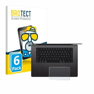 Afbeelding van BROTECT Screenprotector voor Apple MacBook Pro 16&quot; 2024 M4 (ALLEEN Touch Trackpad) Folie Beschermfolie matte (6 Stuks)