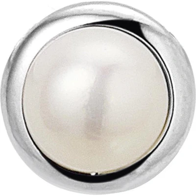 Afbeelding van Zilver Gerhodineerde Hanger parel 1324323