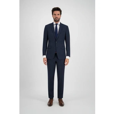 Afbeelding van Gents Colbert Wol blauw MixMatch Maat 110