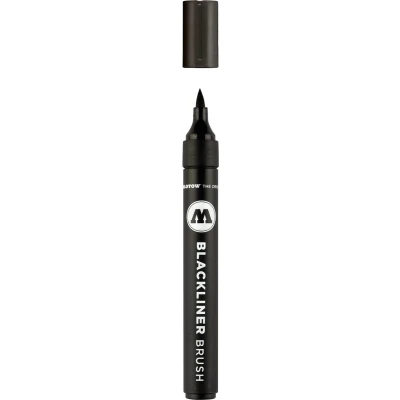 Afbeelding van Molotow Blackliner Brush Marker Geschikt voor kalligrafie en een perfecte aanvulling op de fineliner