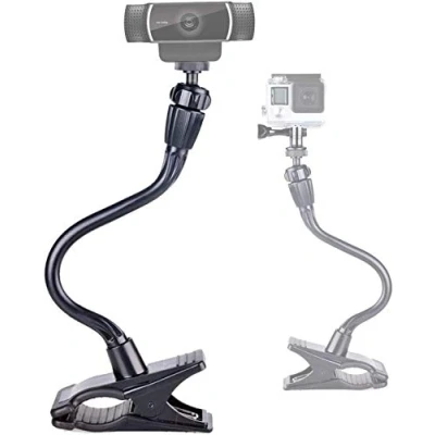 Afbeelding van Smatree® Verstelbare Jaws Flex klemhouder met 13,4&quot; zwanenhals uitbreiding voor GoPro Hero 2018/Hero7/Hero6, 5,4, 3+, 3,Session/voor compacte camera&#039;s (1/4 inch schroefdraad).