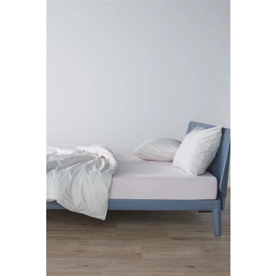Afbeelding van Beddinghouse Topper Hoeslaken Jersey Pink 160 x 200/220