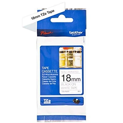 Afbeelding van Brother TZEN241 Lint Zwart/Wit