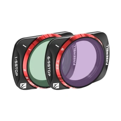 Afbeelding van Freewell VND filters 2 pack variabele ND 1 5 stop, 6 9 stops voor Osmo Pocket 3 Pas de belichting in realtime aan