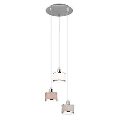 Afbeelding van TRIO KAPRUN Hanglamp Chroom excl. 3x E14 28W In hoogte aanpasbaar