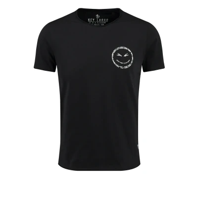 Afbeelding van Key Largo MT Think Round Tshirt print, Heren, Maat: 3XL, Black