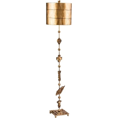 Afbeelding van Flambeau Staande LED Lamp Fragment 1X E27 Max 60W Aged Gold