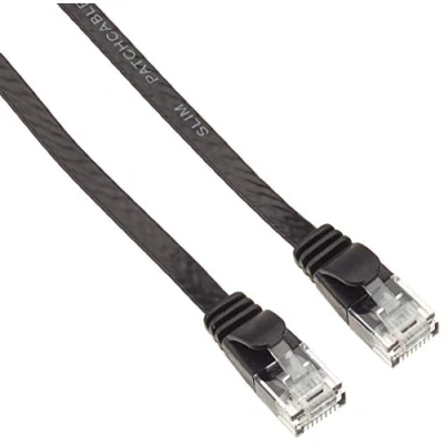 Afbeelding van EFB Elektronik K8107SW.3 RJ45 Netwerkkabel, patchkabel CAT 6A U/UTP 3.00 m Zwart Zeer flexibel, Vlambestendig, Halogeenvrij, Snagless, Vergulde steekcontacten