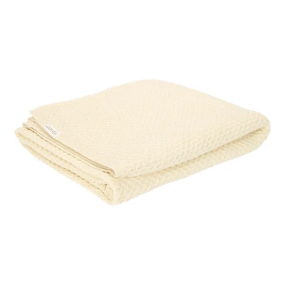 Afbeelding van Little Dutch Deken Ledikant Pure Soft White Gebreid
