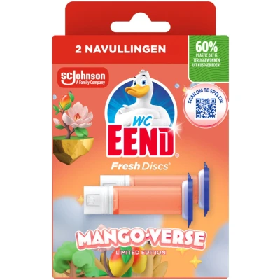 Afbeelding van WC Eend Fresh discs mango verse duo navulling