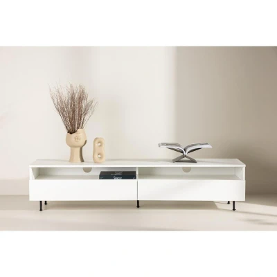 Afbeelding van Svea Clelia tv meubel 180 cm wit Hout