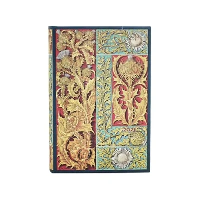 Afbeelding van Wild Thistle (Vox Botanica) Mini 12 month Day at a time Hardback Dayplanner 2025 (Elastic Band Closure): jeden dzień na stronie, zamykany gumkę, papier 80 gsm