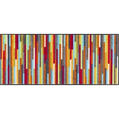 Afbeelding van wash+dry Deurmat, Mikado Stripes 60x140 cm, binnen en buiten, wasbaar