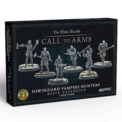 Afbeelding van The Elder Scrolls: Call To Arms Dawnguard Vampire Hunters Miniature Game Ongeschilderd